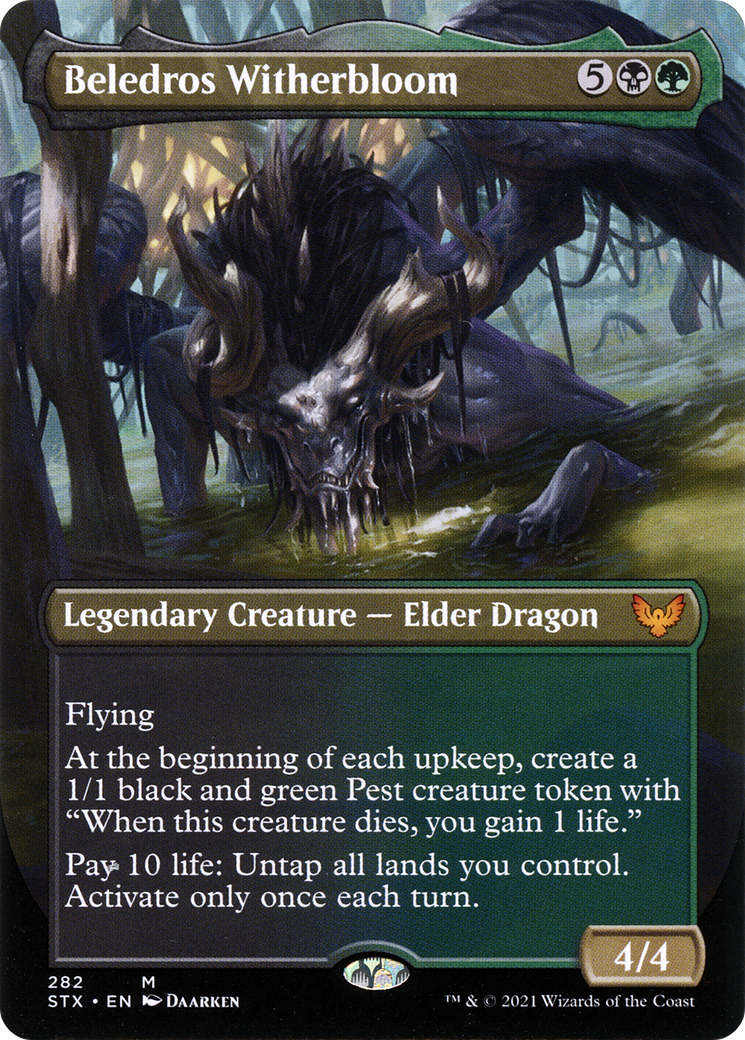 Beledros Witherbloom (Borderless) (STX-282) - Strixhaven: School of Mages - Magic The Gathering