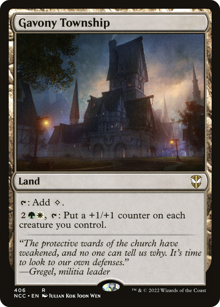 Gavony Township (NCC-406) - New Capenna Commander - Magic The Gathering