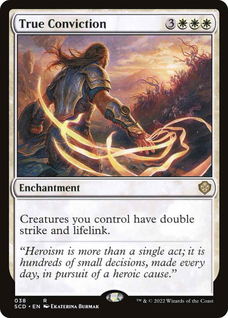 True Conviction (SCD-038) - Starter Commander Decks - Magic The Gathering