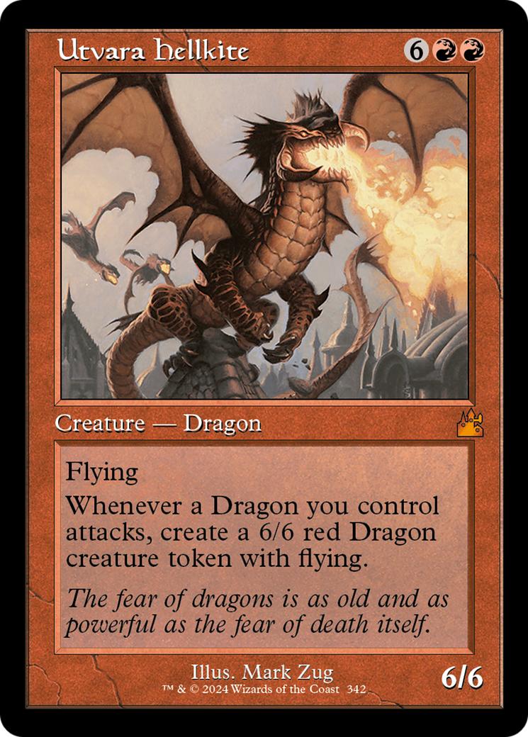 Utvara Hellkite (Retro Frame) (RVR-342) - Ravnica Remastered - Magic The Gathering