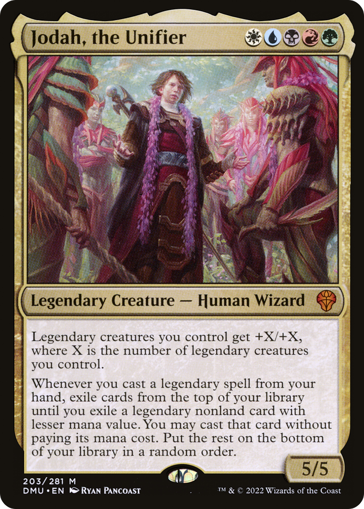 FOIL Jodah, the Unifier (DMU-203) - Dominaria United - Magic The Gathering