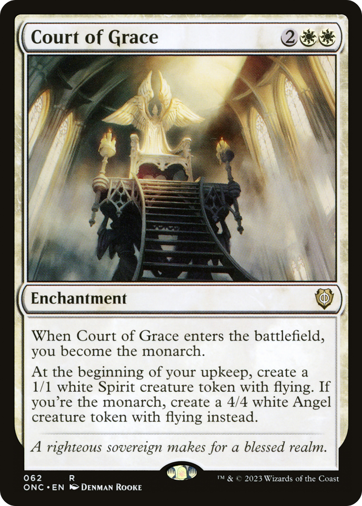 Court of Grace (ONC-062) - Phyrexia: All Will Be One Commander - Magic The Gathering