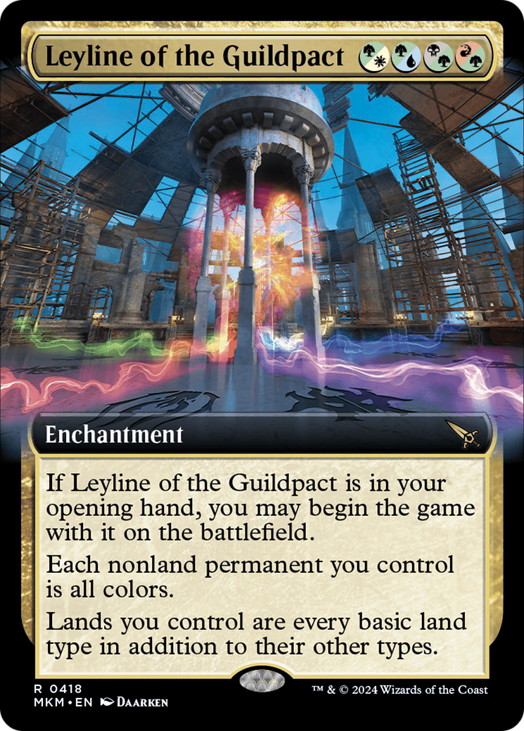 Leyline of the Guildpact (Extended Art) (MKM-418) - Murders at Karlov Manor - Magic The Gathering