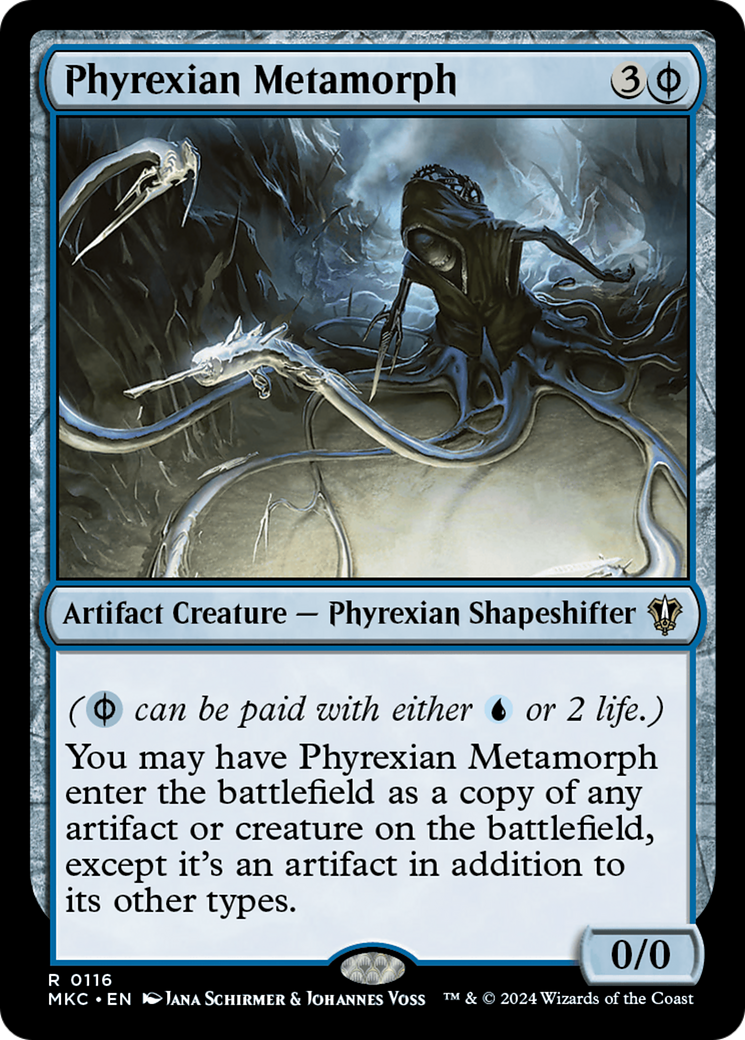 Phyrexian Metamorph (MKC-116) - Murders at Karlov Manor Commander - Magic The Gathering