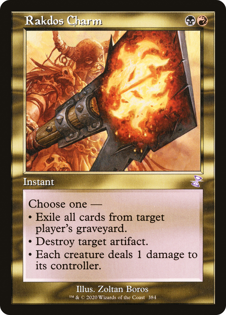 FOIL Rakdos Charm (TSR-384) - Time Spiral Remastered - Magic The Gathering