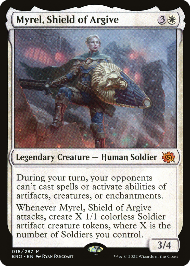 FOIL Myrel, Shield of Argive (BRO-018) - The Brothers' War - Magic The Gathering