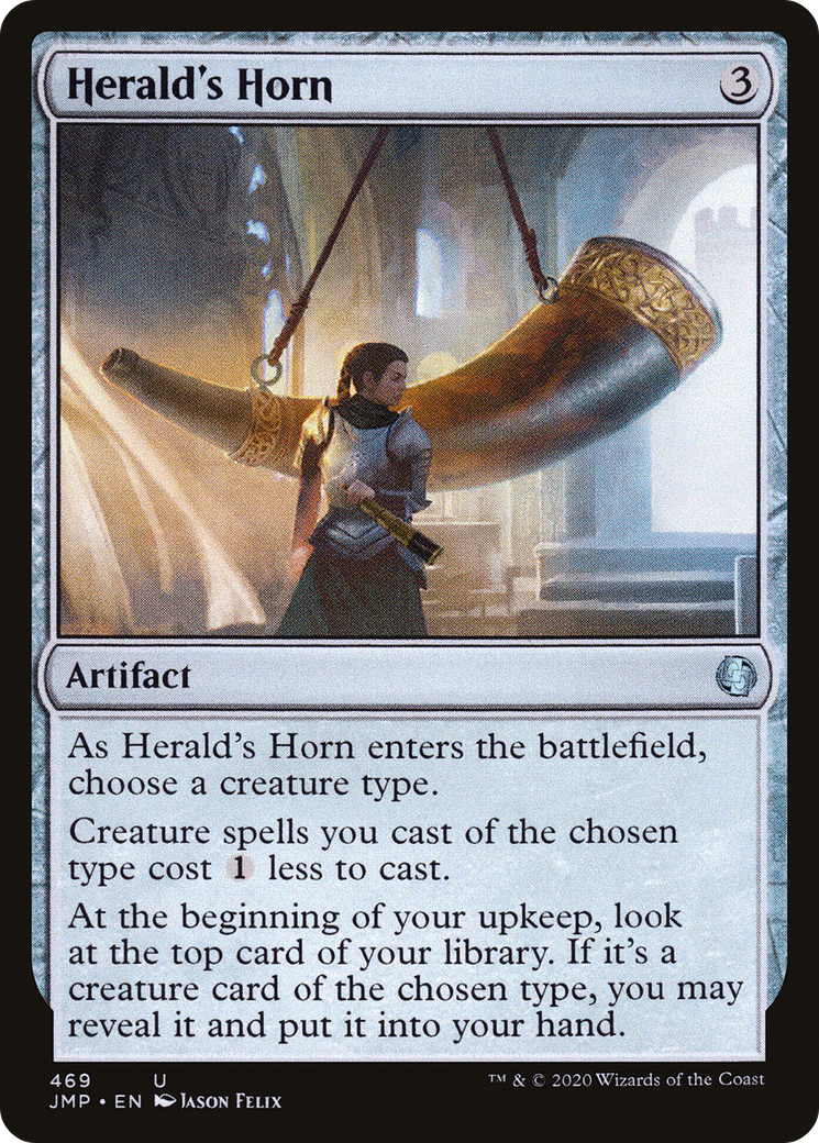 Herald's Horn (JMP-469) - Jumpstart - Magic The Gathering