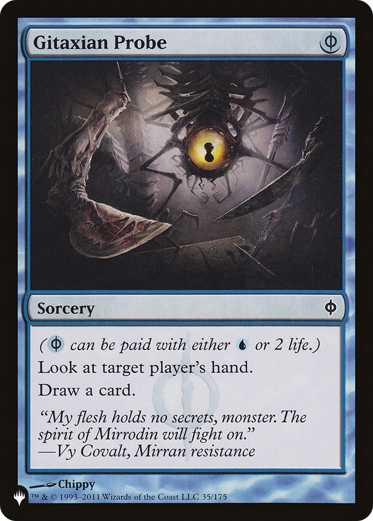 Gitaxian Probe (LIST-NPH-35) - The List - Magic The Gathering