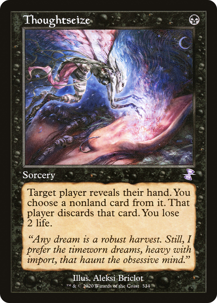 Thoughtseize (TSR-334) - Time Spiral Remastered - Magic The Gathering