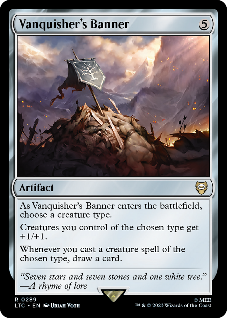 Vanquisher's Banner (LTC-289) - Tales of Middle-earth Commander - Magic The Gathering