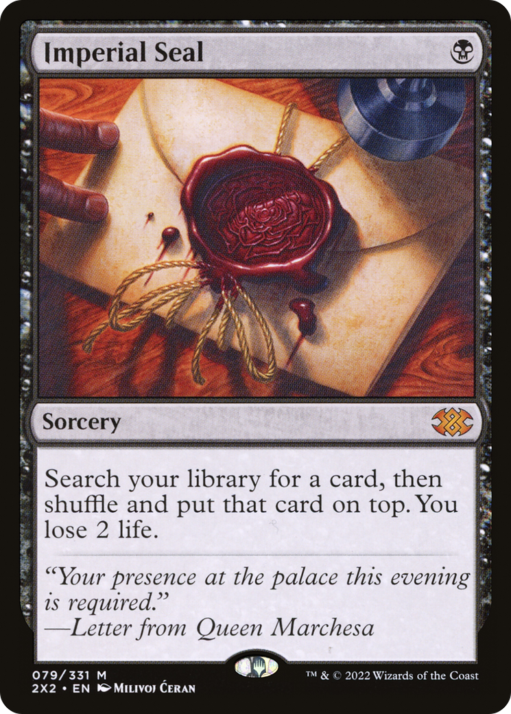 Imperial Seal (2X2-079) - Double Masters 2022 - Magic The Gathering