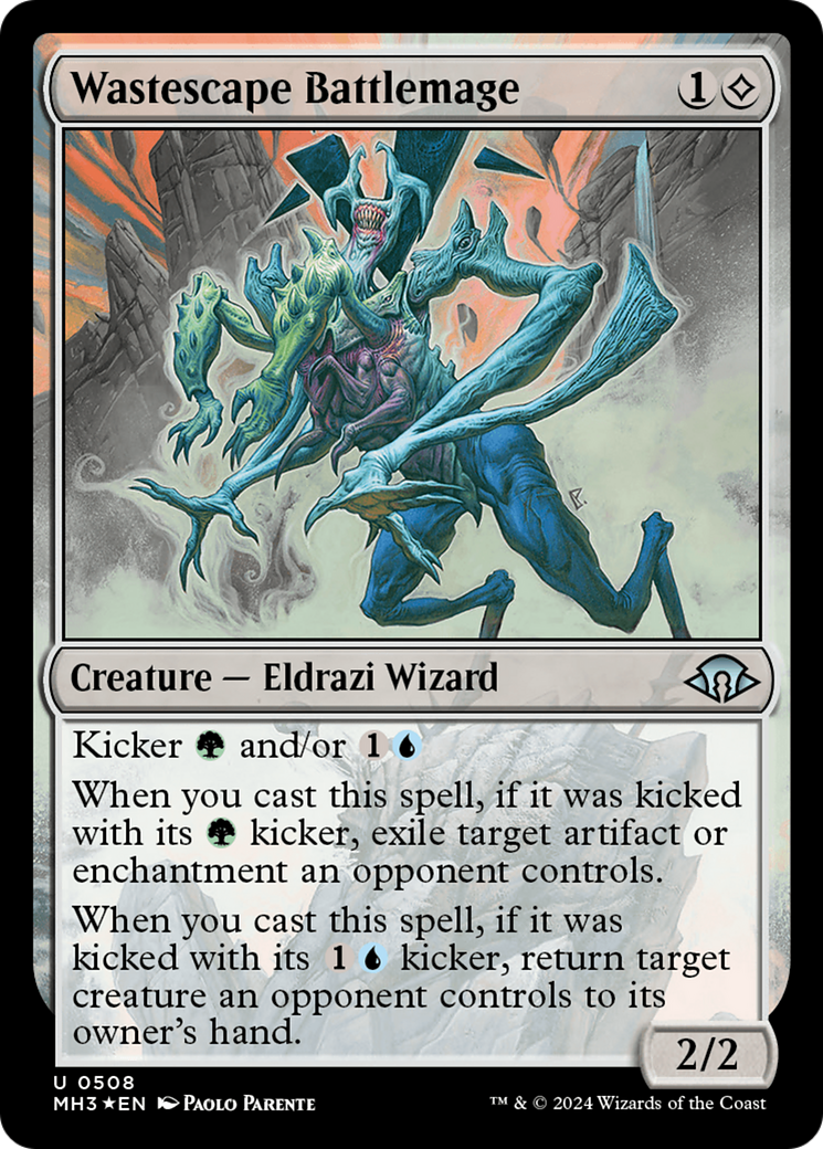 FOIL Wastescape Battlemage (Ripple Foil) (MH3-508) - Modern Horizons 3 - Magic The Gathering