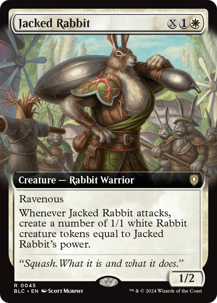 Jacked Rabbit (BLC-045) - Bloomburrow Commander - Magic The Gathering