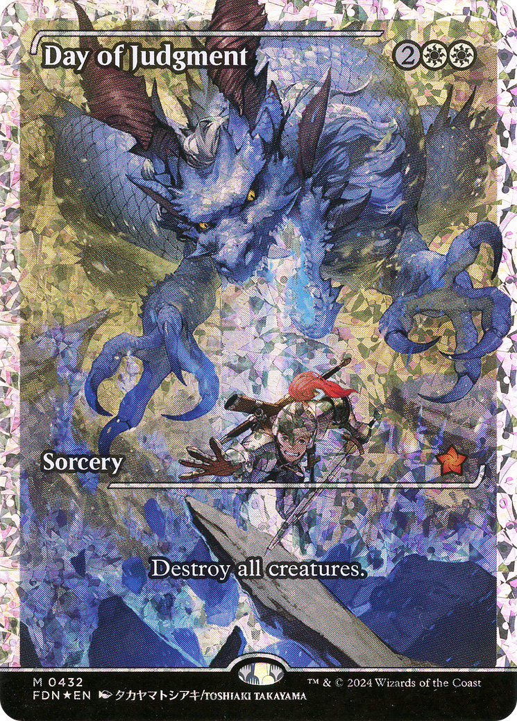 FOIL Day of Judgment (FDN-432) - Foundations - Magic The Gathering