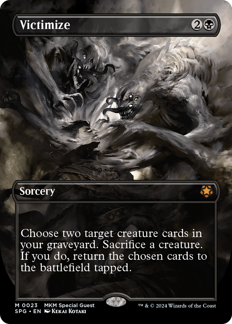 Victimize (Borderless) (SPG-023) - Special Guests - Magic The Gathering