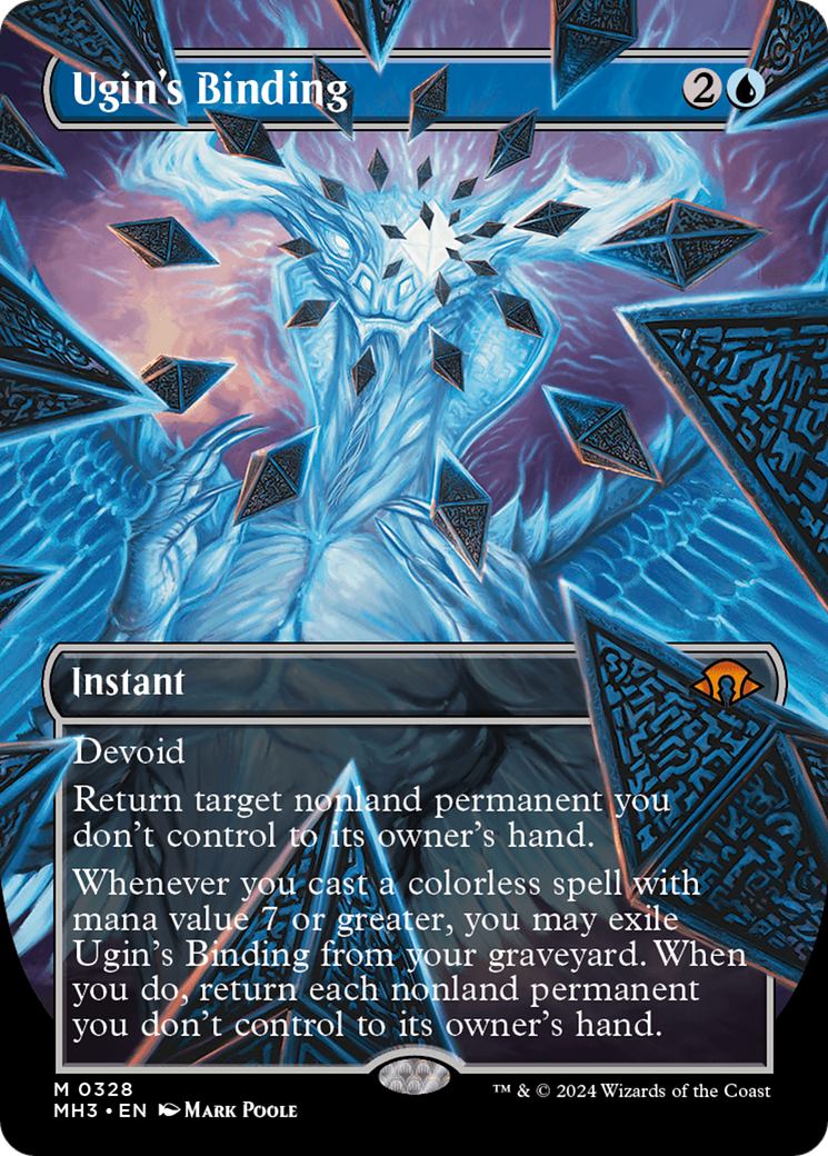 Ugin's Binding (Borderless) (MH3-328) - Modern Horizons 3 - Magic The Gathering