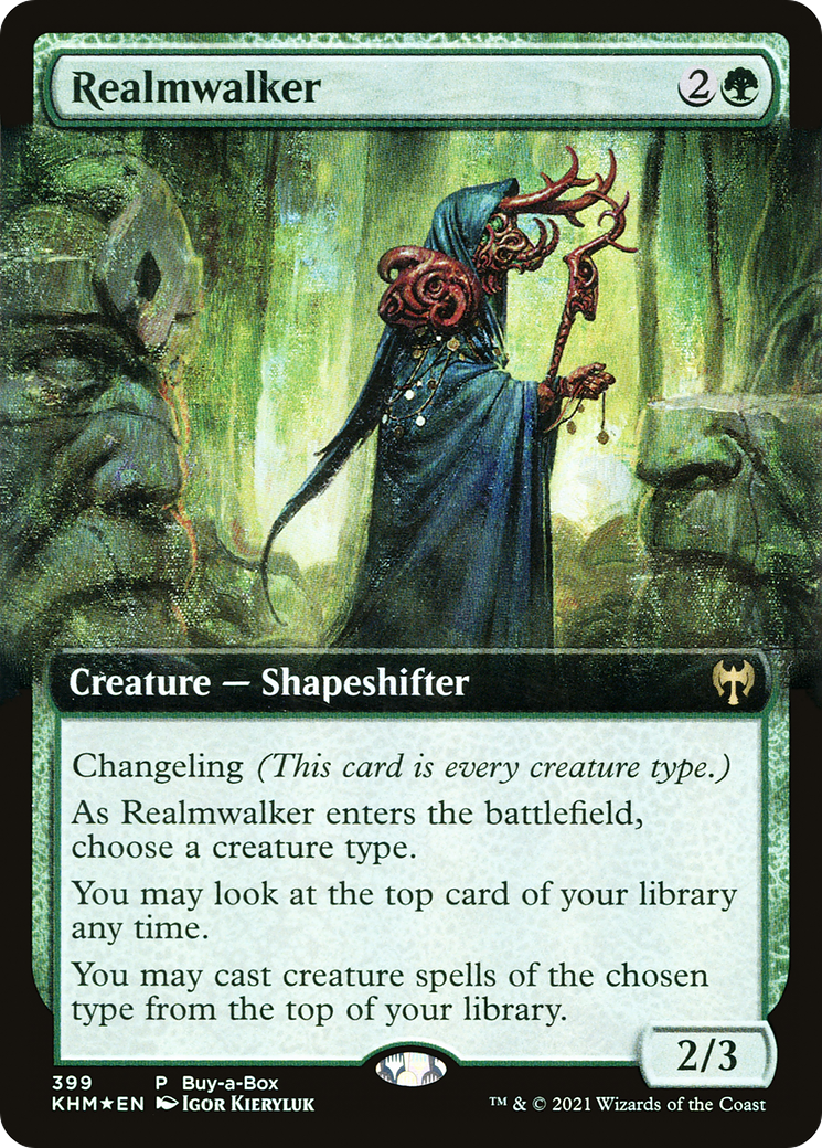 FOIL Realmwalker (BABP-399) - Kaldheim - Magic The Gathering