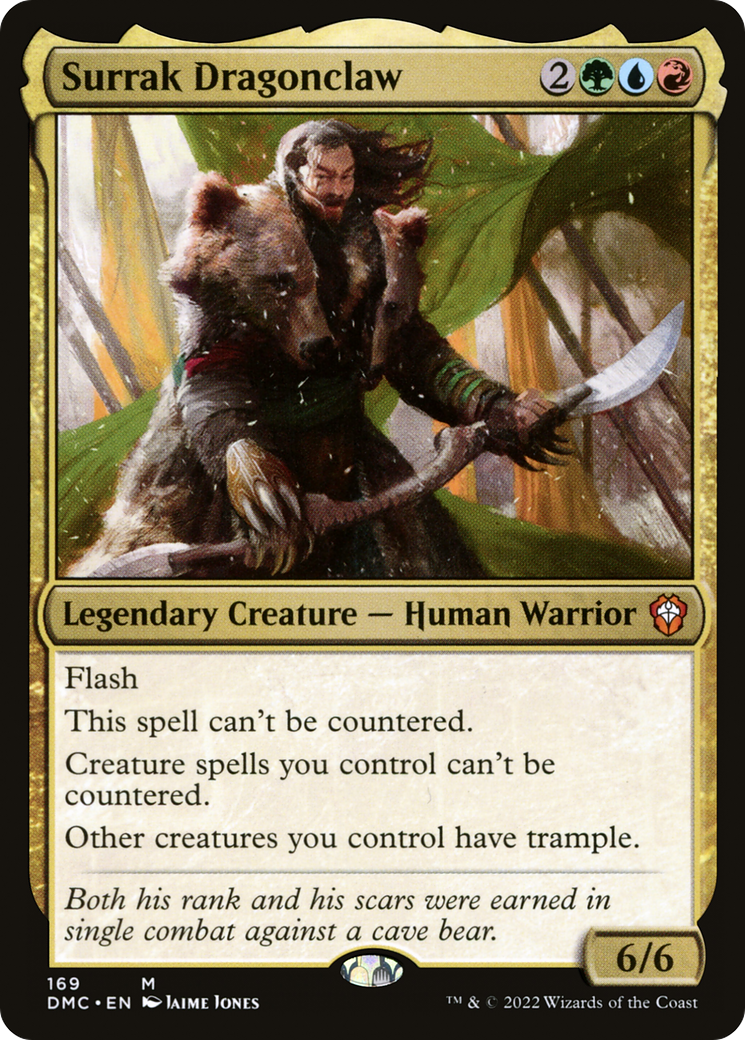 Surrak Dragonclaw (DMC-169) - Dominaria United Commander - Magic The Gathering