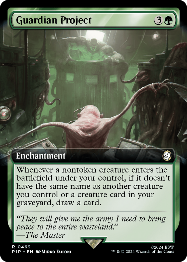 Guardian Project (Extended Art) (PIP-469) - Fallout - Magic The Gathering