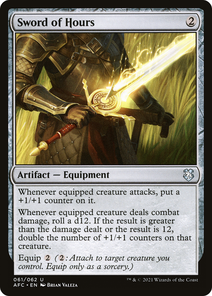 Sword of Hours (AFC-061) - Forgotten Realms Commander - Magic The Gathering