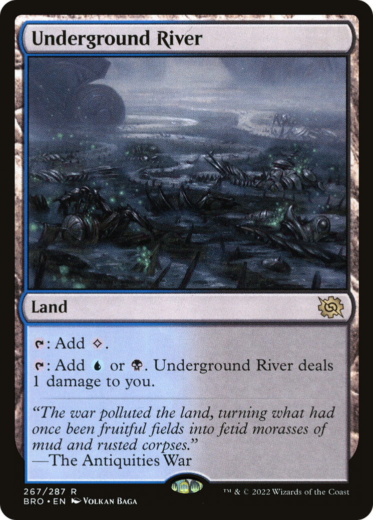 Underground River (BRO-267) - The Brothers' War - Magic The Gathering