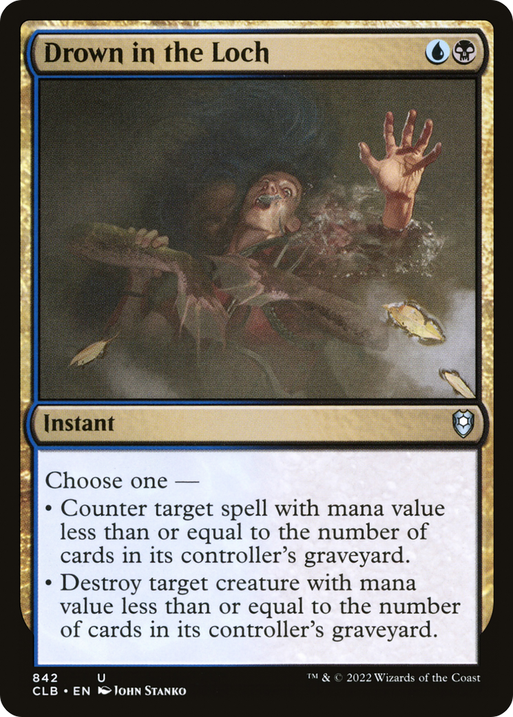 Drown in the Loch (CLB-842) - Commander Legends: Battle for Baldur's Gate - Magic The Gathering