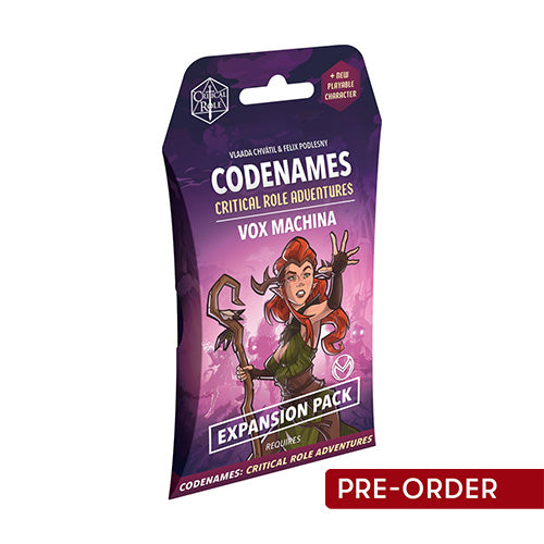 Codenames Critical Role Adventures Vox Machina Expansion Pack