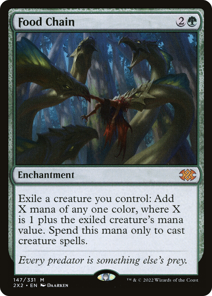 Food Chain (2X2-147) - Double Masters 2022 - Magic The Gathering