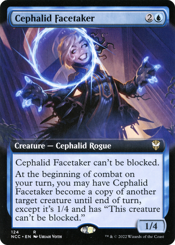 Cephalid Facetaker (Extended Art) (NCC-124) - New Capenna Commander - Magic The Gathering