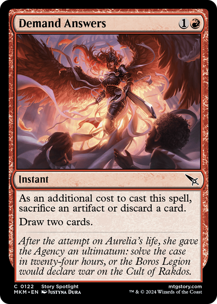 Demand Answers (MKM-122) - Murders at Karlov Manor - Magic The Gathering