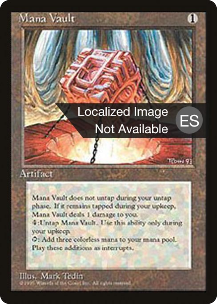 Mana Vault (4BB-352) - Fourth Edition Foreign Black Border - Magic The Gathering
