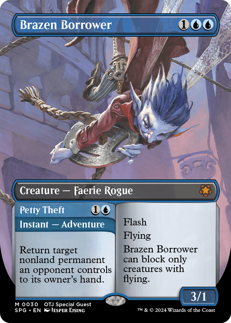 Brazen Borrower (Borderless) (SPG-030) - Special Guests - Magic The Gathering