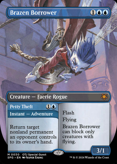 Brazen Borrower (Borderless) (SPG-030) - Special Guests (Borderless) - Magic The Gathering