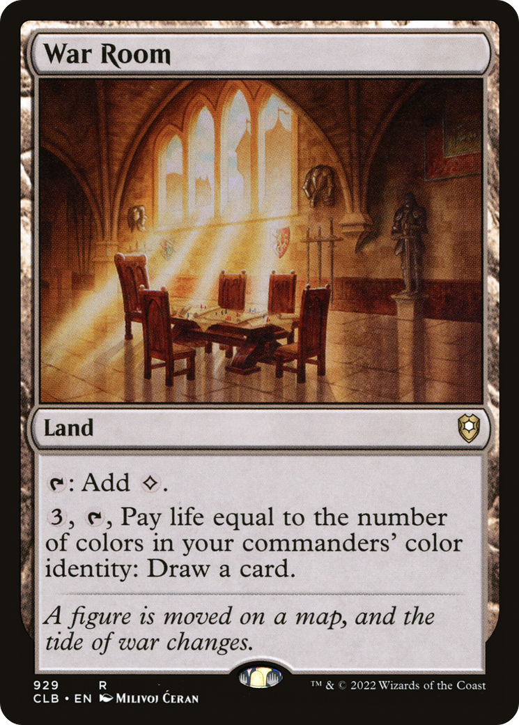War Room (CLB-929) - Commander Legends: Battle for Baldur's Gate - Magic The Gathering