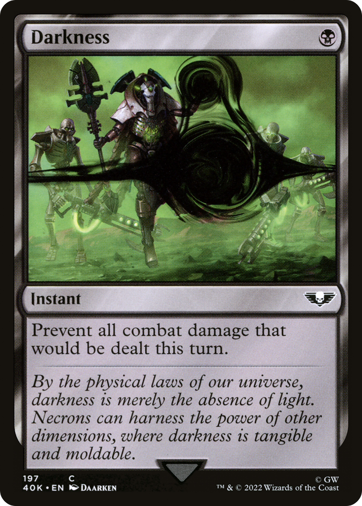 Darkness (40K-197) - Warhammer 40,000 Commander - Magic The Gathering