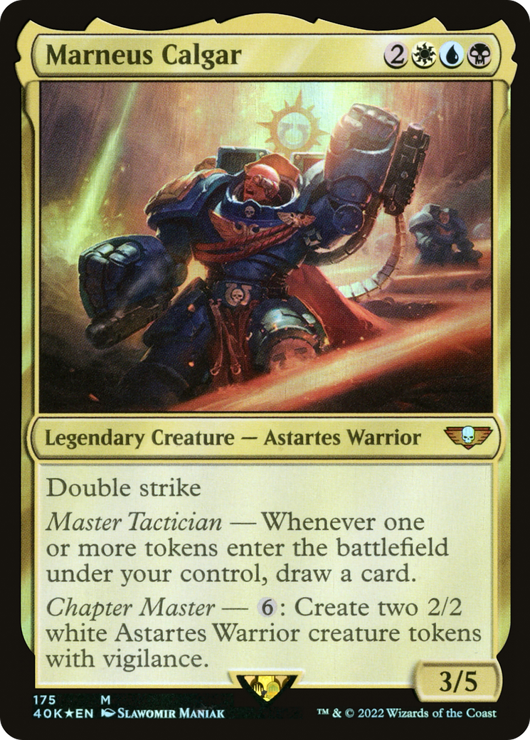 FOIL Marneus Calgar (40K-175) - Warhammer 40,000 Commander - Magic The Gathering