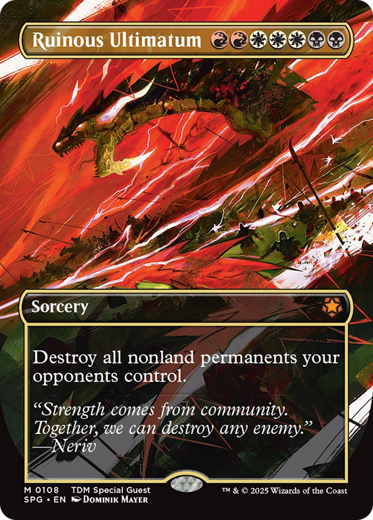 Ruinous Ultimatum (SPG-108) - Special Guests - Magic The Gathering