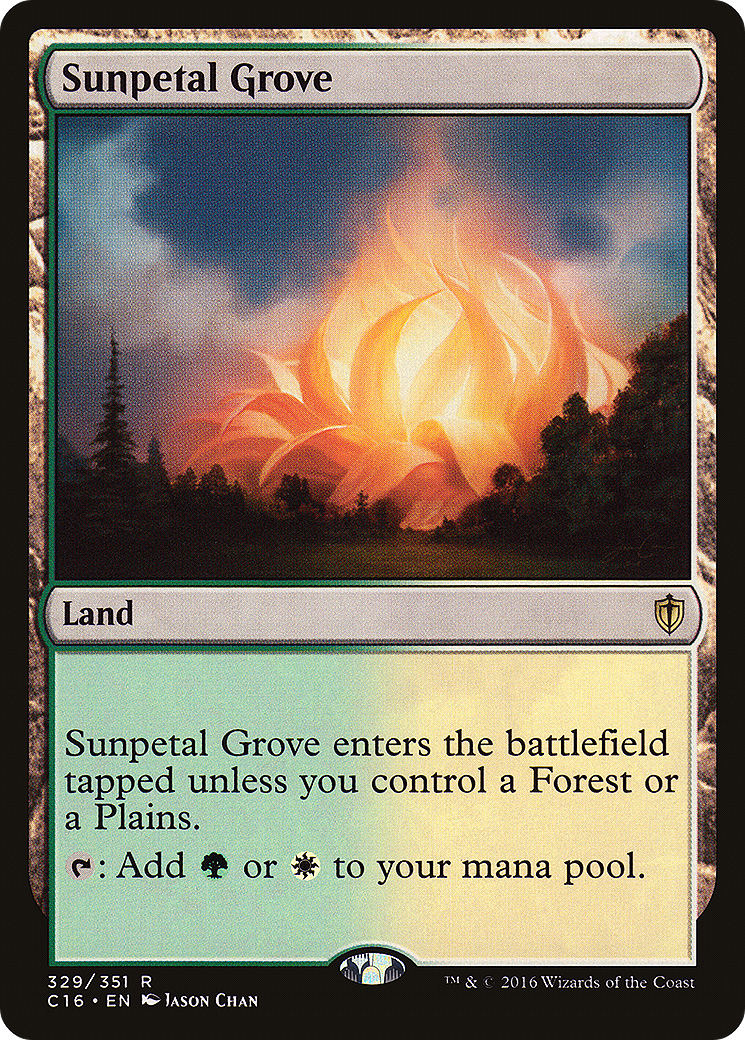 Sunpetal Grove (C16-329) - Commander 2016 - Magic The Gathering