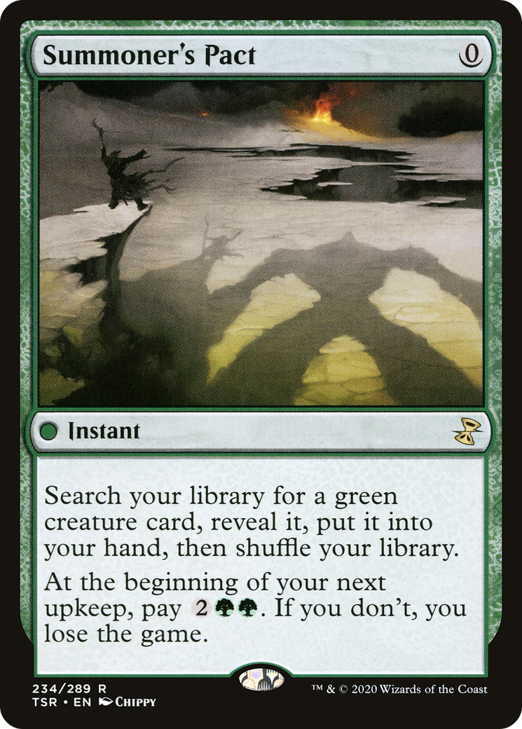 FOIL Summoner's Pact (TSR-234) - Time Spiral Remastered - Magic The Gathering