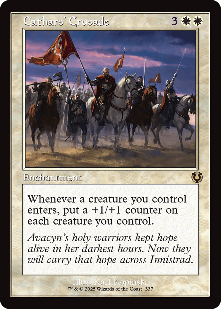 Cathars' Crusade (INR-337) - Innistrad Remastered - Magic The Gathering