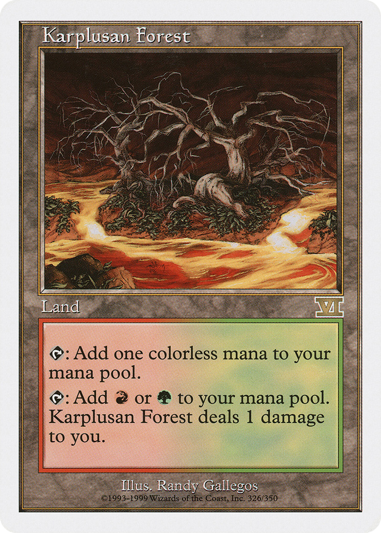 Karplusan Forest (6ED-326) - Classic Sixth Edition - Magic The Gathering
