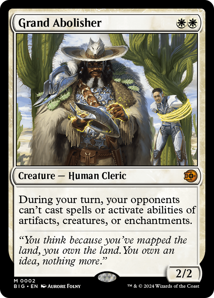 Grand Abolisher (BIG-002) - The Big Score - Magic The Gathering