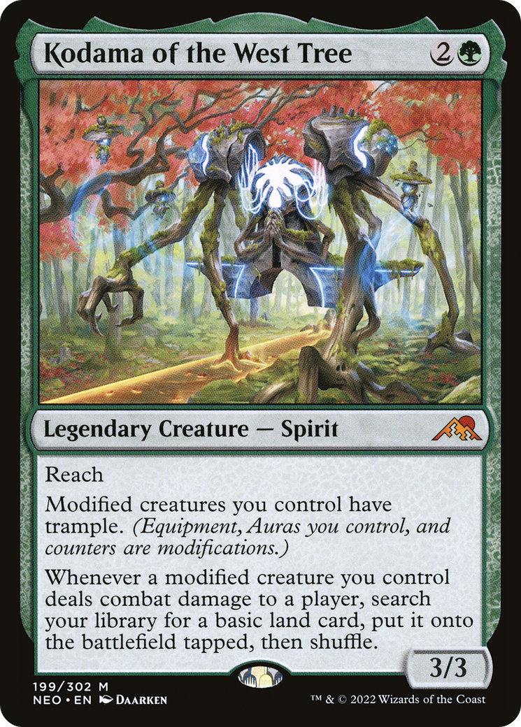 Kodama of the West Tree (NEO-199) - Kamigawa: Neon Dynasty - Magic The Gathering
