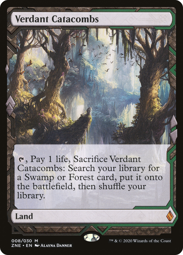 Verdant Catacombs (ZNE-008) - Zendikar Rising Expeditions - Magic The Gathering