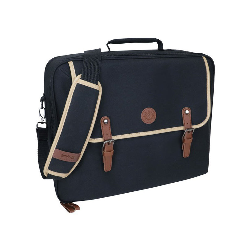 ENHANCE Designer Edition TCG Shoulder Bag w/ Customizable Dividers & Accessory Pocket Black