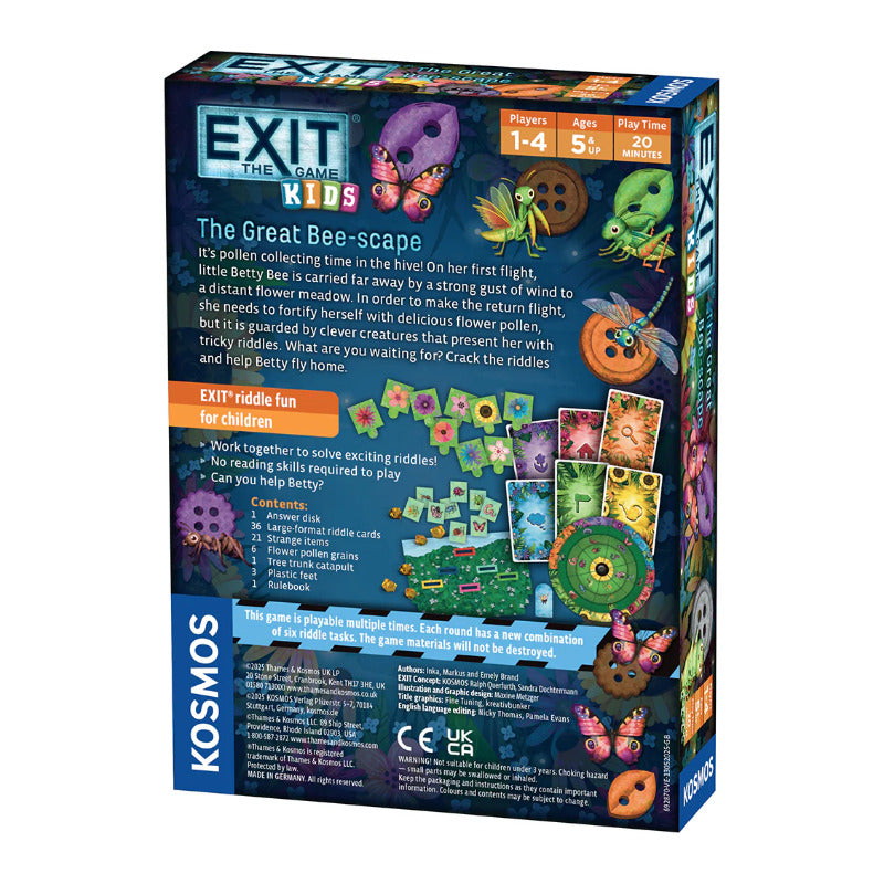 Exit the Game Kids The Great Bee-scape