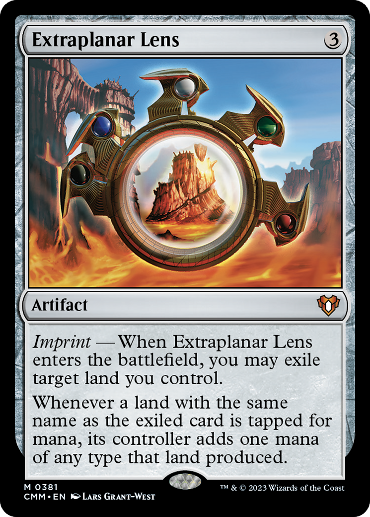 Extraplanar Lens (CMM-381) - Commander Masters - Magic The Gathering