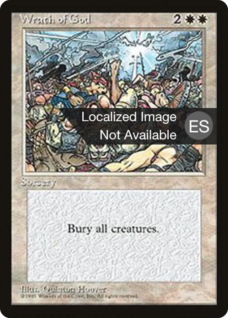 Wrath of God (4BB-058) - Fourth Edition Foreign Black Border - Magic The Gathering