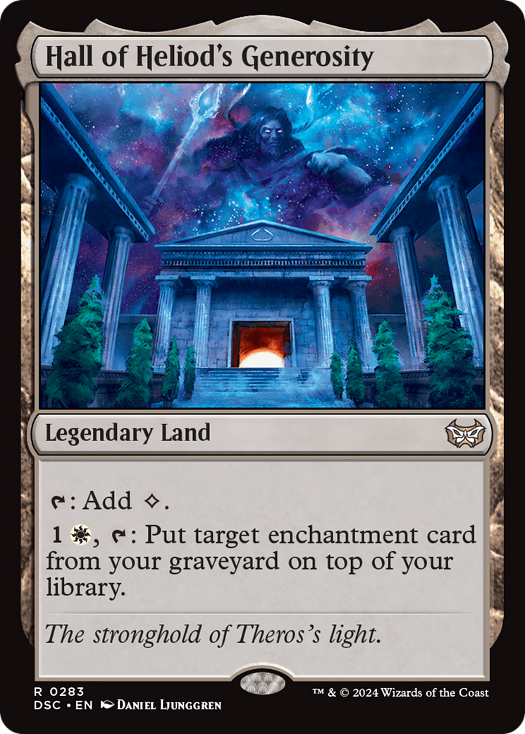 Hall of Heliod's Generosity (DSC-283) - Duskmourn: House of Horror Commander - Magic The Gathering