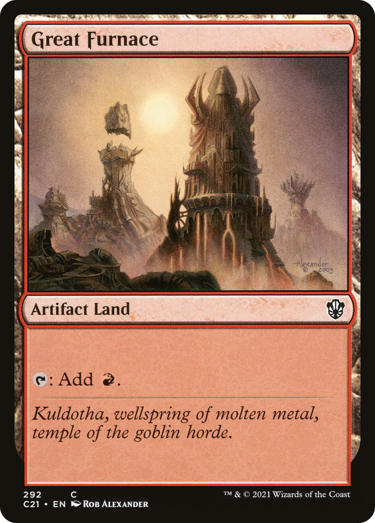 Great Furnace (C21-292) - Commander 2021 - Magic The Gathering